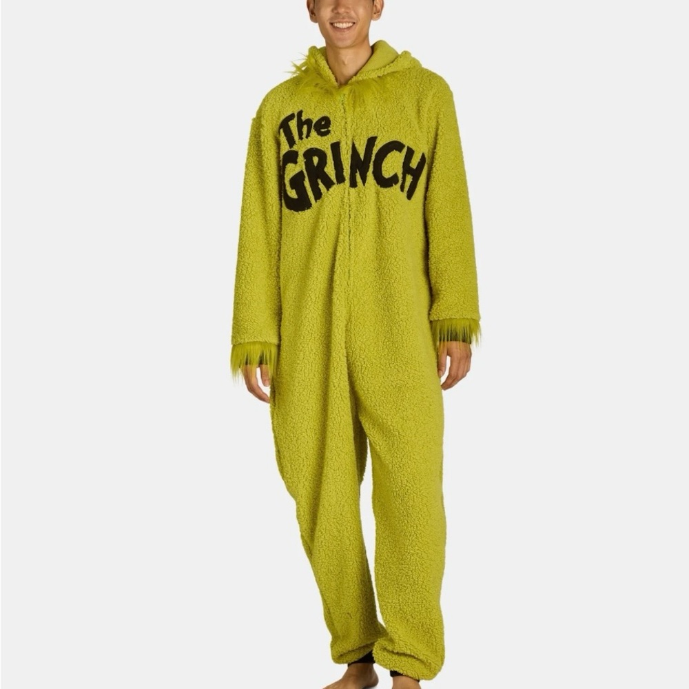 The Grinch Fleece Onesie Pajama